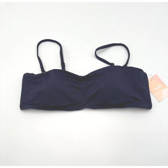 Andie Swim The Rio Bikini Top NWT Navy XL - Picture 2 of 7